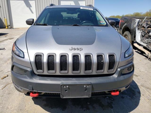 1C4PJMBB0FW504507 - 2015 JEEP CHEROKEE TRAILHAWK SILVER photo 5