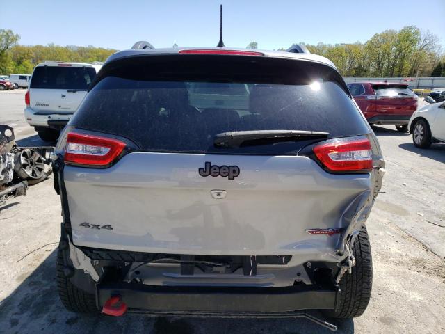 1C4PJMBB0FW504507 - 2015 JEEP CHEROKEE TRAILHAWK SILVER photo 6