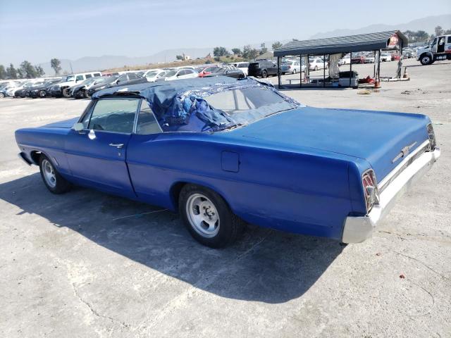 7E59H223440 - 1967 FORD GALAXIE500 BLUE photo 2