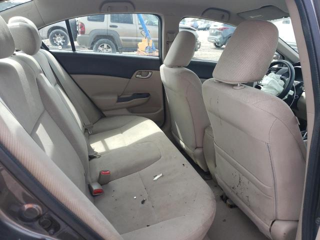 19XFB2F52CE078312 - 2012 HONDA CIVIC LX GRAY photo 10