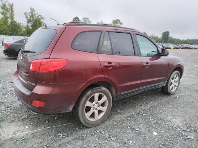 5NMSH13E37H088812 - 2007 HYUNDAI SANTA FE SE MAROON photo 3