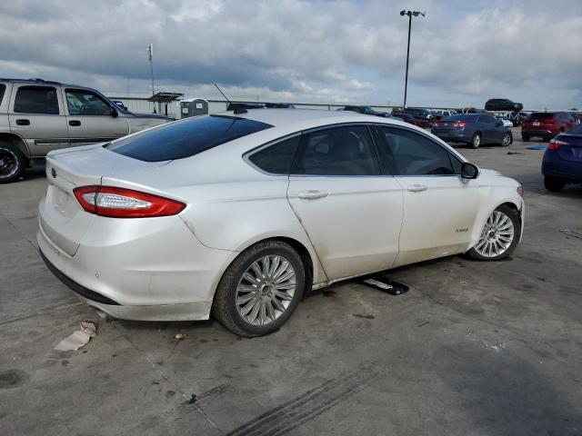 3FA6P0LU0FR160043 - 2015 FORD FUSION SE HYBRID WHITE photo 3