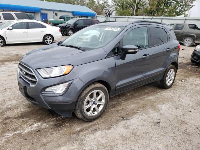 MAJ3P1TEXJC233377 - 2018 FORD ECOSPORT SE GRAY photo 1