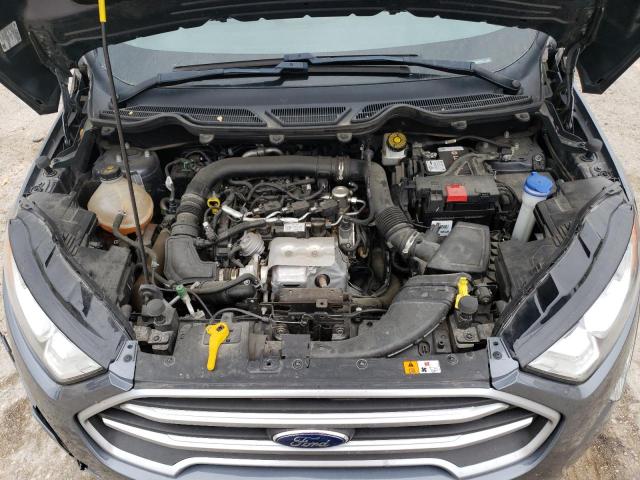 MAJ3P1TEXJC233377 - 2018 FORD ECOSPORT SE GRAY photo 11