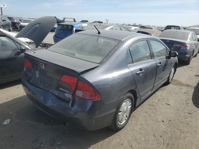 JHMFA36297S028250 - 2007 HONDA CIVIC HYBRID BLUE photo 3