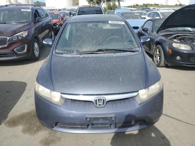 JHMFA36297S028250 - 2007 HONDA CIVIC HYBRID BLUE photo 5