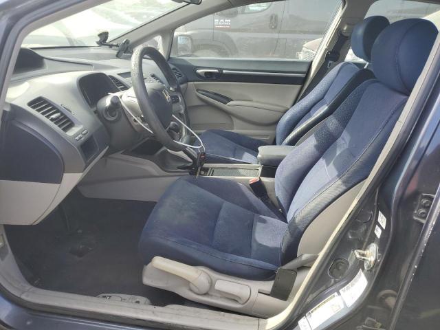 JHMFA36297S028250 - 2007 HONDA CIVIC HYBRID BLUE photo 7