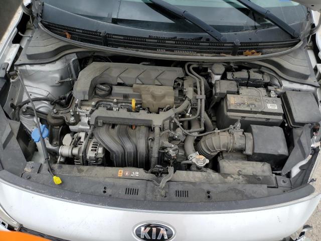 3KPA24AD4LE353277 - 2020 KIA RIO LX SILVER photo 11