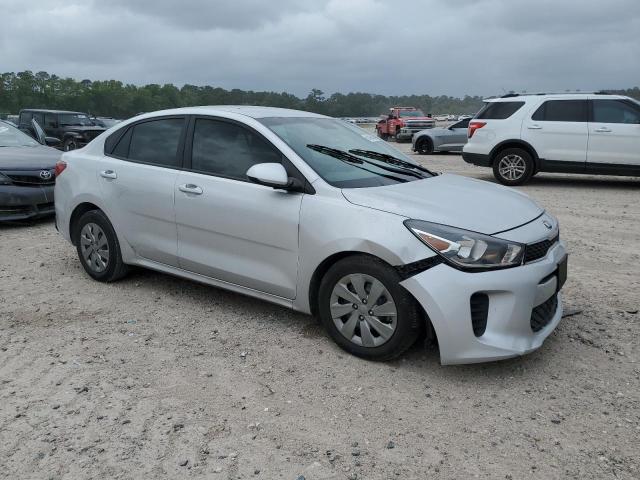 3KPA24AD4LE353277 - 2020 KIA RIO LX SILVER photo 4