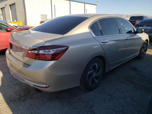 1HGCR2F31HA139349 - 2017 HONDA ACCORD LX GOLD photo 3