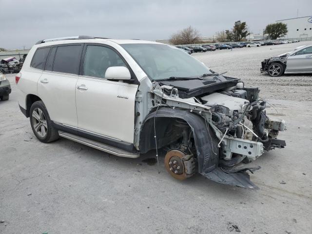 5TDYK3EH1DS140414 - 2013 TOYOTA HIGHLANDER LIMITED WHITE photo 4