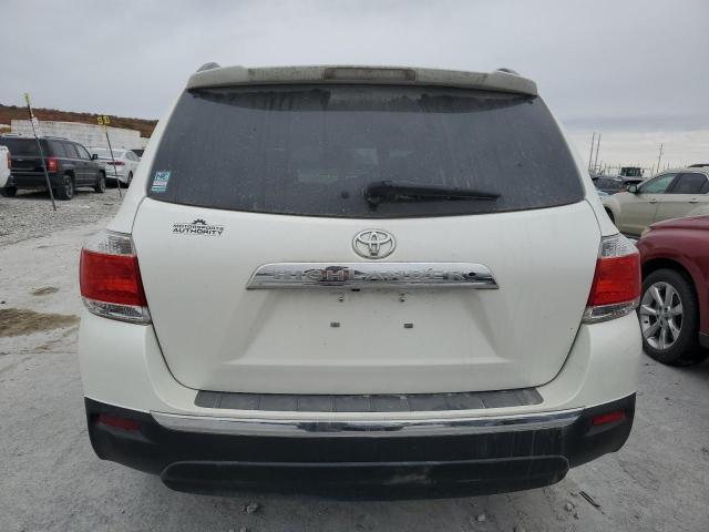 5TDYK3EH1DS140414 - 2013 TOYOTA HIGHLANDER LIMITED WHITE photo 6