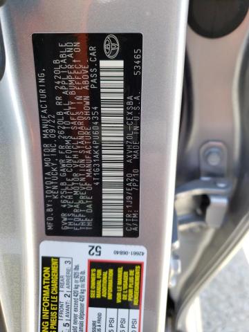 4T1G31AK4PU604354 - 2023 TOYOTA CAMRY SE NIGHT SHADE SILVER photo 13