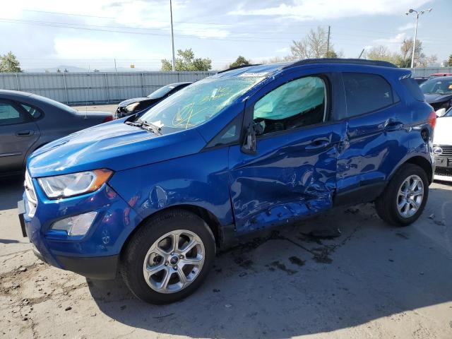 MAJ3S2GE1LC323101 - 2020 FORD ECOSPORT SE BLUE photo 1