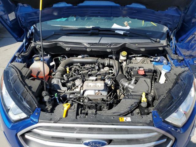 MAJ3S2GE1LC323101 - 2020 FORD ECOSPORT SE BLUE photo 12