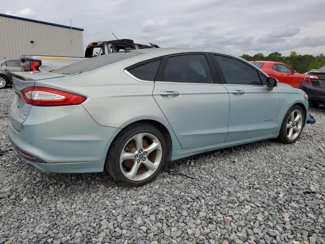 3FA6P0LU8DR181915 - 2013 FORD FUSION SE HYBRID TURQUOISE photo 3