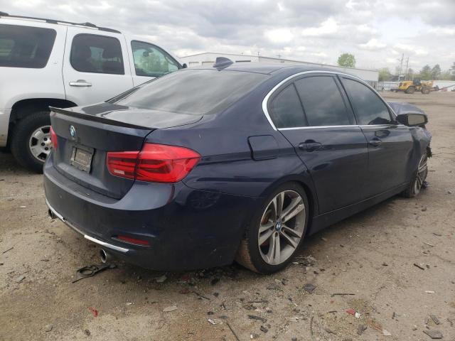 WBA8B7G54GNT14803 - 2016 BMW 340 XI BLUE photo 3