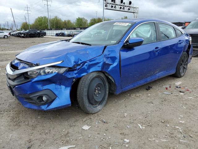 19XFC1F33HE027981 - 2017 HONDA CIVIC EX BLUE photo 1