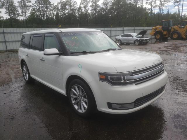 2FMGK5D8XEBD05593 - 2014 FORD FLEX LIMITED WHITE photo 1