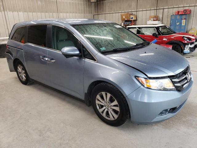 5FNRL5H46EB031779 - 2014 HONDA ODYSSEY EX BLUE photo 4