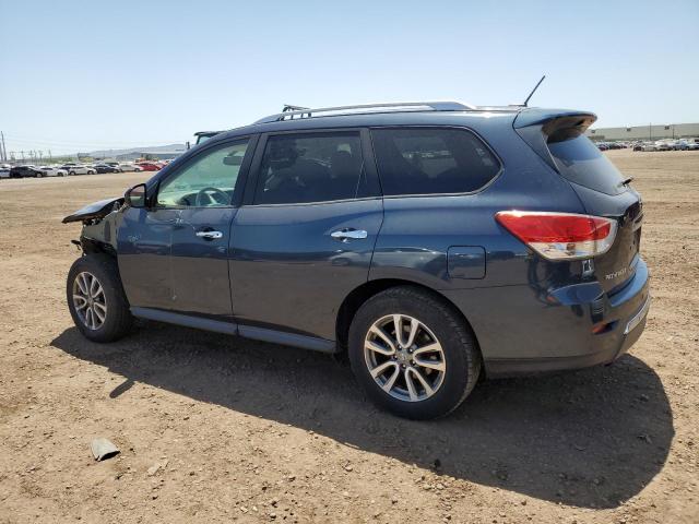 5N1AR2MN0FC643933 - 2015 NISSAN PATHFINDER S 蓝色 照片 2