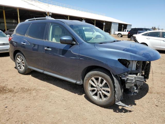 5N1AR2MN0FC643933 - 2015 NISSAN PATHFINDER S 蓝色 照片 4
