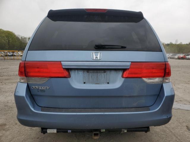 5FNRL3H75AB090976 - 2010 HONDA ODYSSEY EXL BLUE photo 6