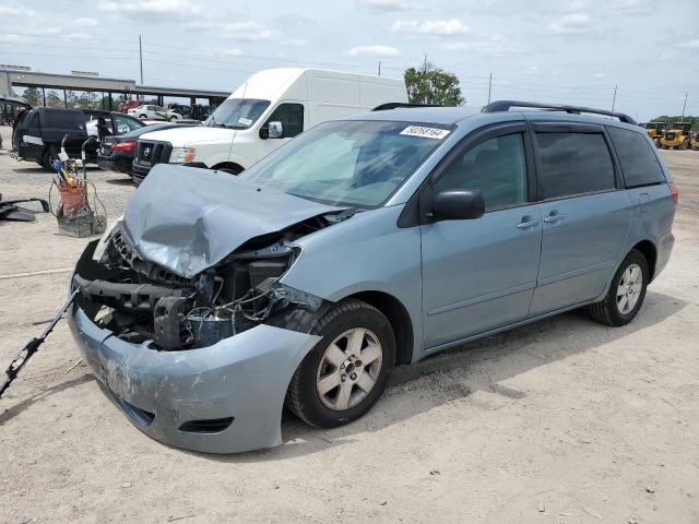 5TDZK23C98S109374 - 2008 TOYOTA SIENNA CE TURQUOISE photo 1