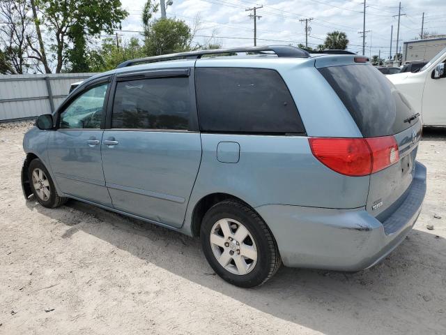 5TDZK23C98S109374 - 2008 TOYOTA SIENNA CE TURQUOISE photo 2