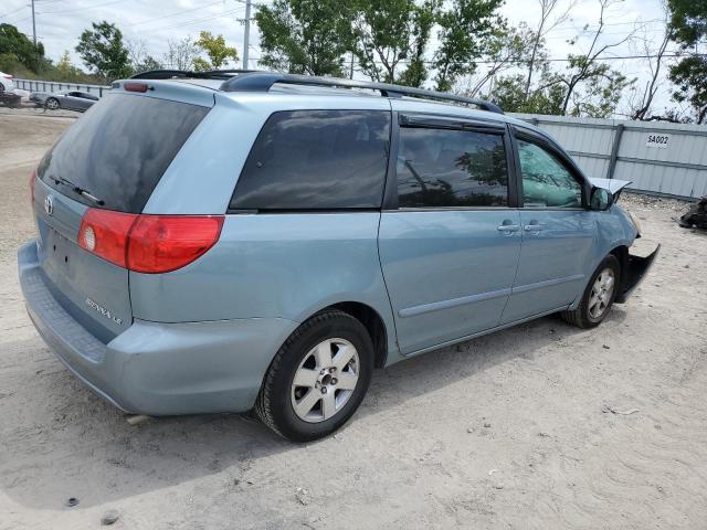 5TDZK23C98S109374 - 2008 TOYOTA SIENNA CE TURQUOISE photo 3