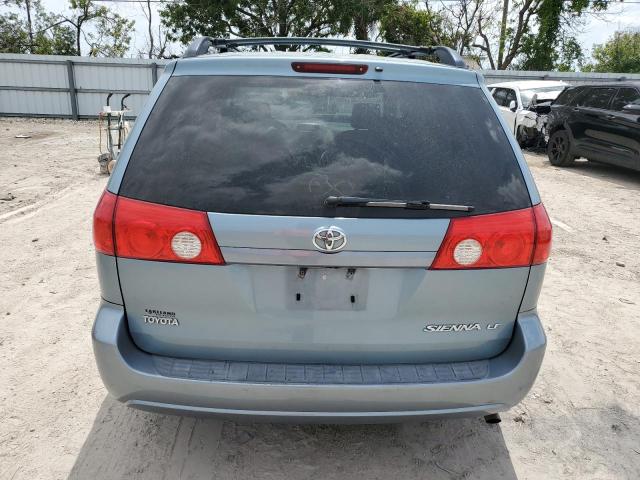 5TDZK23C98S109374 - 2008 TOYOTA SIENNA CE TURQUOISE photo 6