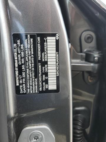 SJKCH5CP8JA053677 - 2018 INFINITI QX30 BASE رمادي صورة 14