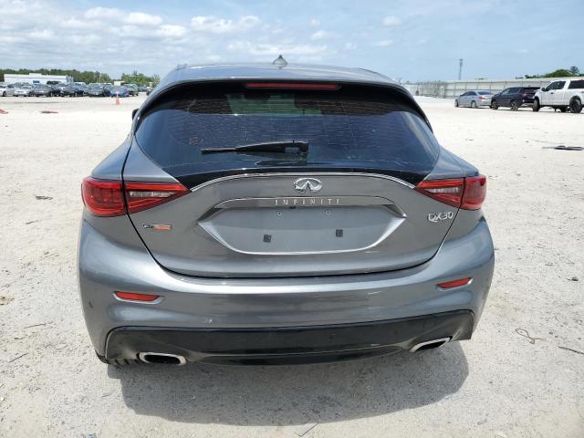 SJKCH5CP8JA053677 - 2018 INFINITI QX30 BASE GRAY photo 6