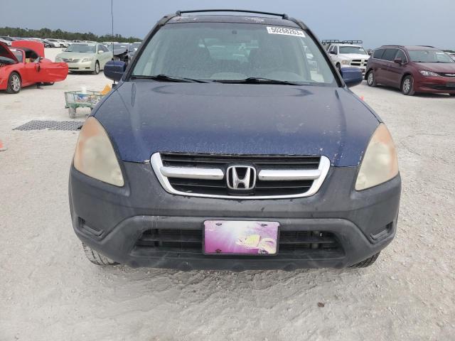 SHSRD77864U221490 - 2004 HONDA CR-V EX BLUE photo 5