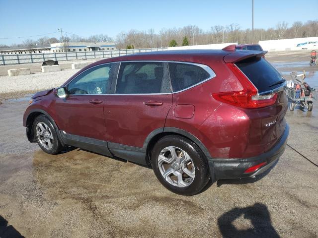 7FARW1H82JE053120 - 2018 HONDA CR-V EXL BURGUNDY photo 2