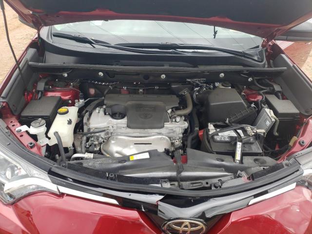 2T3ZFREV8JW449857 - 2018 TOYOTA RAV4 LE RED photo 11