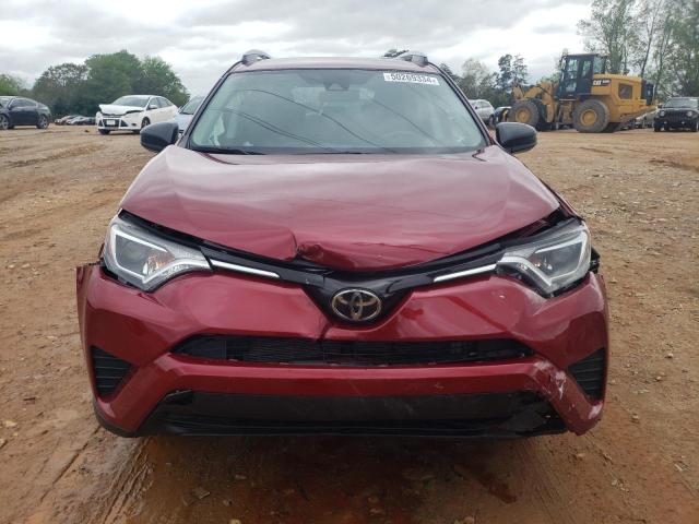 2T3ZFREV8JW449857 - 2018 TOYOTA RAV4 LE RED photo 5