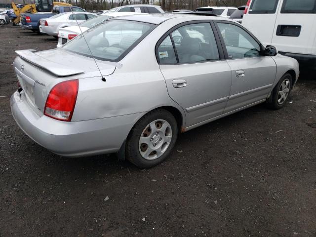 KMHDN45D22U444817 - 2002 HYUNDAI ELANTRA GLS SILVER photo 3