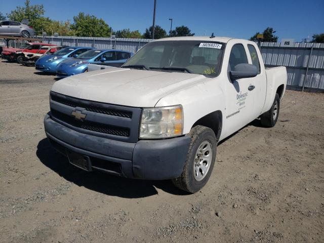 1GCEC19X97Z613355 - 2007 CHEVROLET SILVERADO C1500 CLASSIC WHITE photo 2