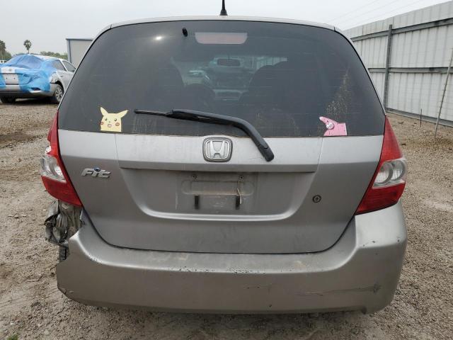 JHMGD38447S061182 - 2007 HONDA FIT SILVER photo 6