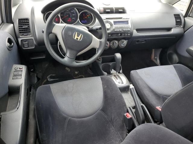 JHMGD38447S061182 - 2007 HONDA FIT SILVER photo 8