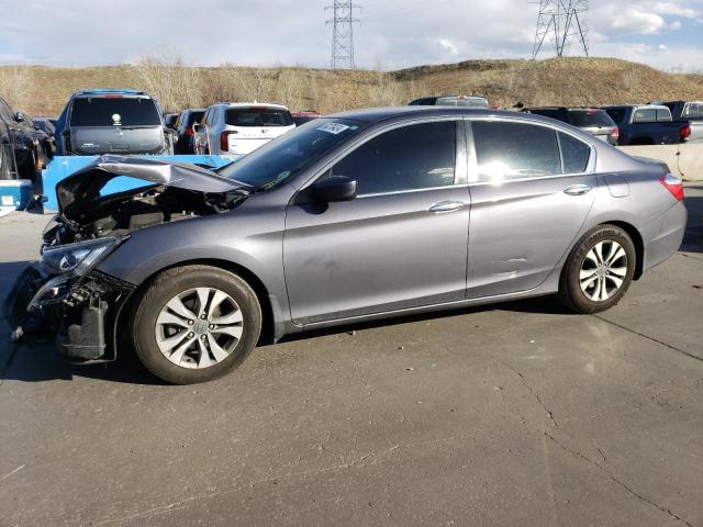 1HGCR2F32EA273931 - 2014 HONDA ACCORD LX GRAY photo 1