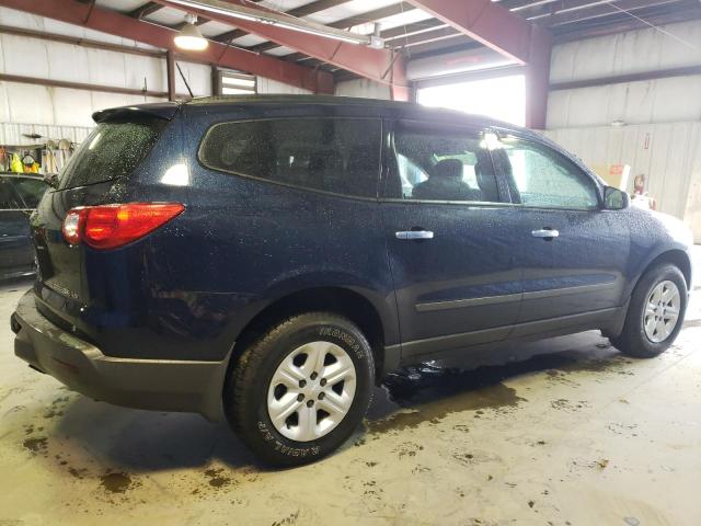 1GNKVEEDXBJ189733 - 2011 CHEVROLET TRAVERSE LS BLUE photo 3