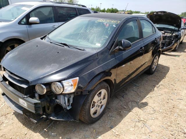1G1JA5SH7E4130447 - 2014 CHEVROLET SONIC LS BLACK photo 1