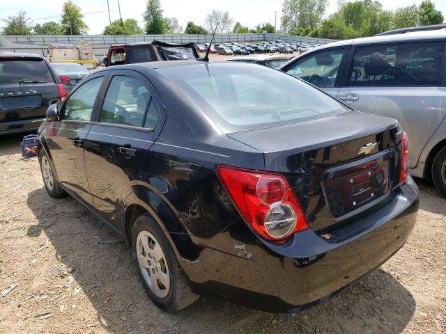 1G1JA5SH7E4130447 - 2014 CHEVROLET SONIC LS BLACK photo 2