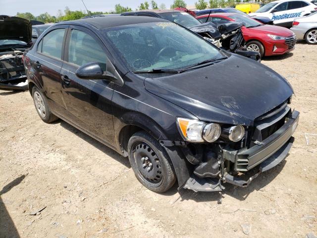 1G1JA5SH7E4130447 - 2014 CHEVROLET SONIC LS BLACK photo 4