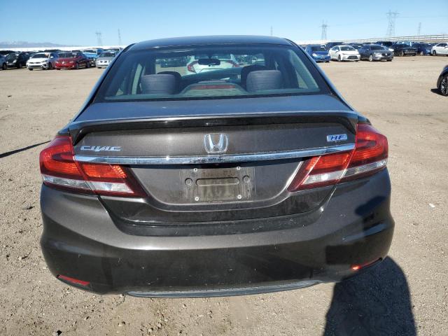 2HGFB2F60DH529205 - 2013 HONDA CIVIC HF GRAY photo 6