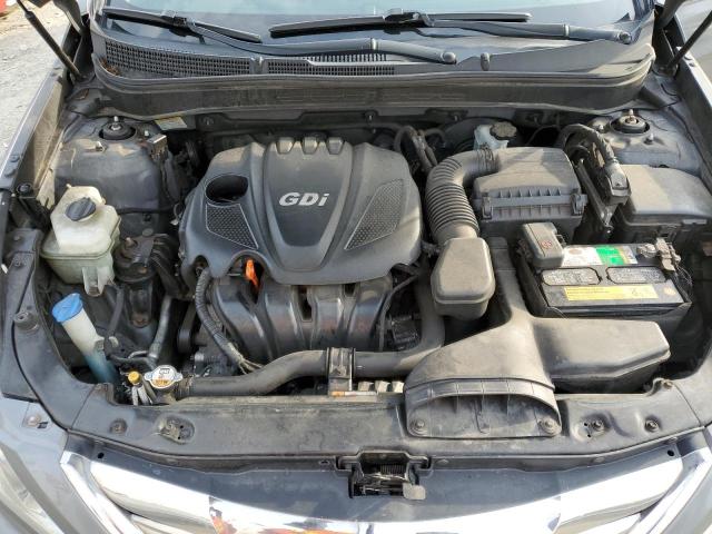 5NPEC4AC4DH658474 - 2013 HYUNDAI SONATA SE GRAY photo 11