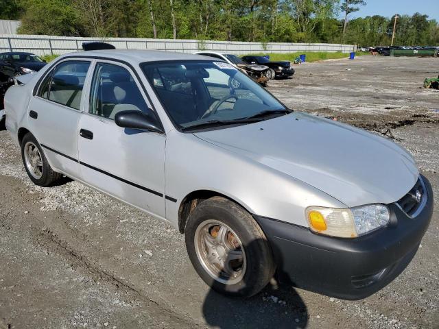 1NXBR12E42Z604185 - 2002 TOYOTA COROLLA CE SILVER photo 4