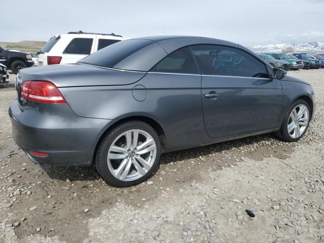 WVWFW8AH1EV000403 - 2014 VOLKSWAGEN EOS LUX GRAY photo 3